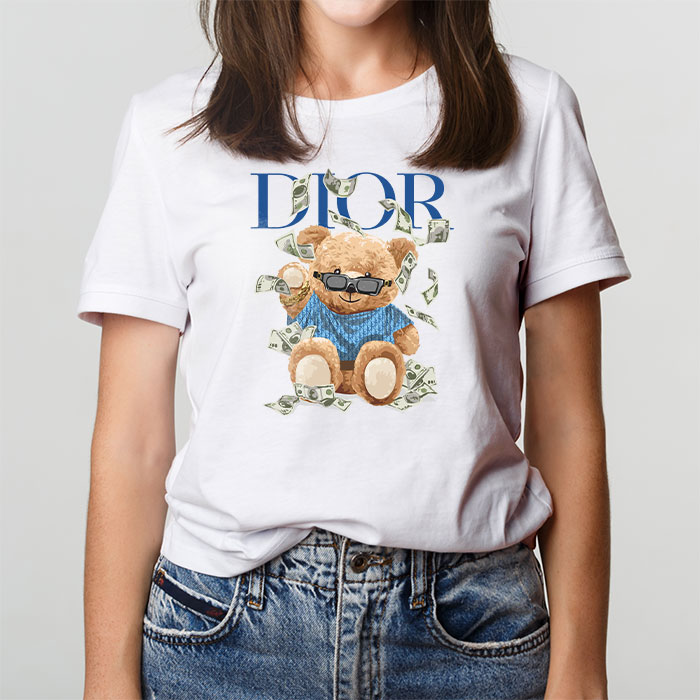 Dior-Logo-Luxury-Teddy-Bear-Unisex-T-Shirt-TTB2515-1