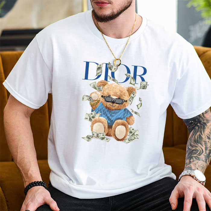 Dior-Logo-Luxury-Teddy-Bear-Unisex-T-Shirt-TTB2515-2