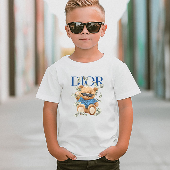 Dior-Logo-Luxury-Teddy-Bear-Unisex-T-Shirt-TTB2515-4
