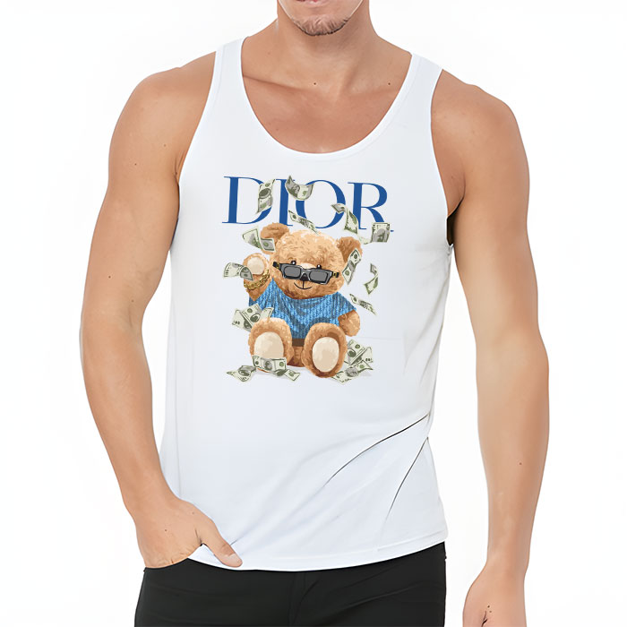 Dior-Logo-Luxury-Teddy-Bear-Unisex-Tank-Top-TTTB2515-1