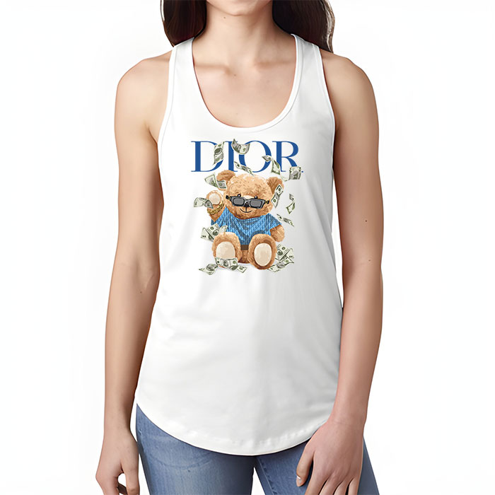 Dior-Logo-Luxury-Teddy-Bear-Unisex-Tank-Top-TTTB2515-2