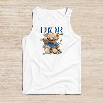Dior Logo Luxury Teddy Bear Unisex Tank Top TTTB2515