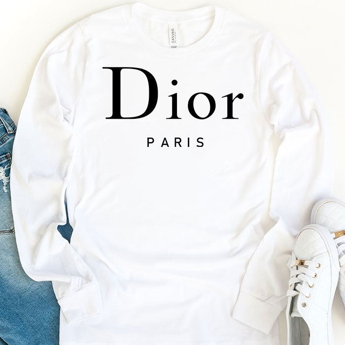 Dior-Logo-Luxury-Unisex-Kid-Long-Sleeve-Tee-LTB2536-1