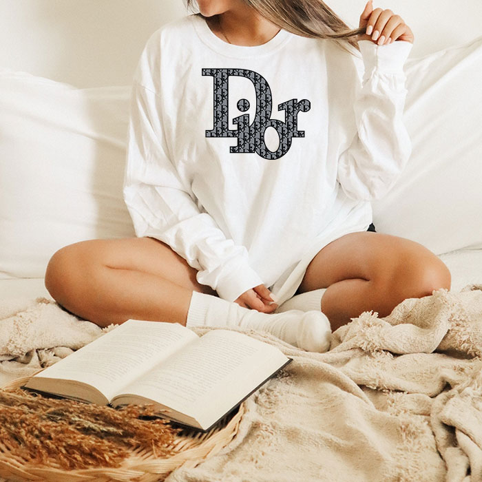 Dior-Logo-Luxury-Unisex-Kid-Long-Sleeve-Tee-LTB2539-2