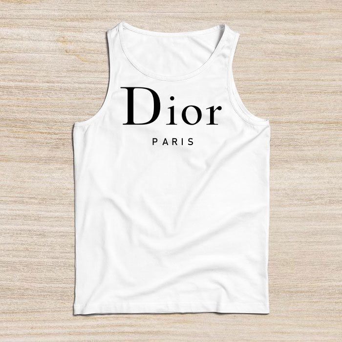 Dior-Logo-Luxury-Unisex-Tank-Top-TTTB2536 Dior Logo Luxury Unisex Tank Top TTTB2536