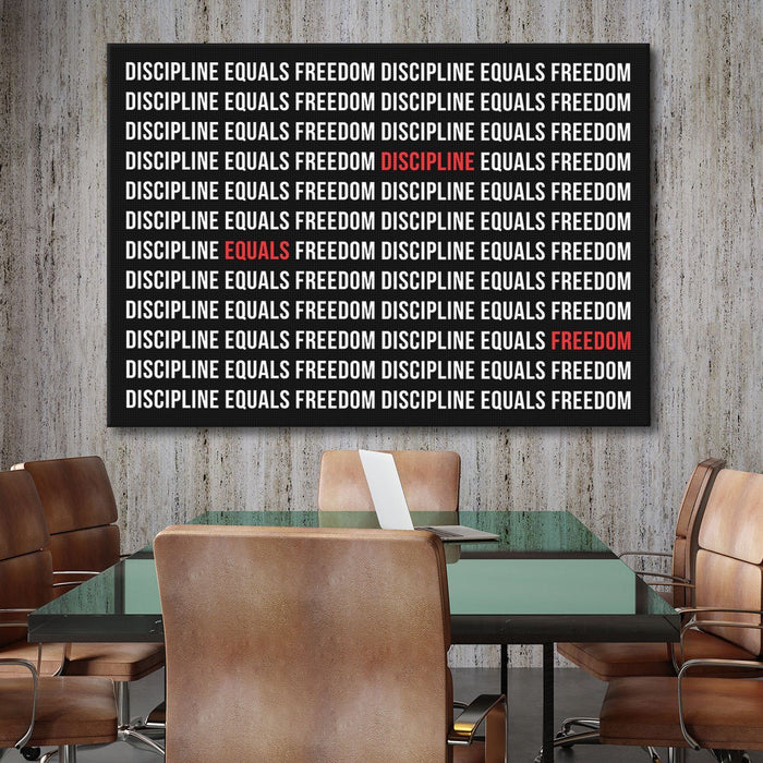 Discipline-Equals-Freedom-the-Key-to-Achieving-True-Independence-Canvas-Poster-Print-Wall-Art-Decor-3