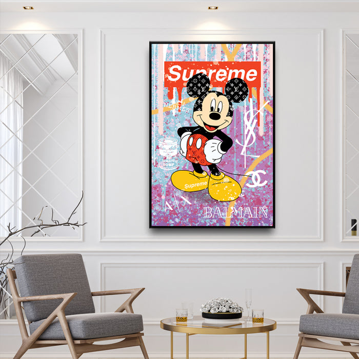 Disney-Mickey-Luxury-Brand-Canvas-Poster-Print-Wall-Art-Decor-2
