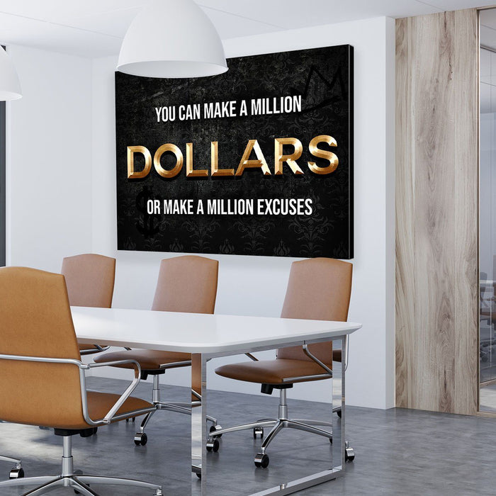 Earnings-Over-Excuses-Wall-Art-Motivational-Canvas-Poster-Print-Wall-Art-Decor-Art-Home-Decor-2