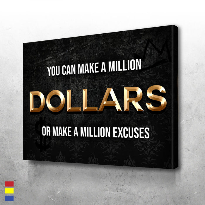 Earnings-Over-Excuses-Wall-Art-Motivational-Canvas-Poster-Print-Wall-Art-Decor-Art-Home-Decor Earnings Over Excuses Wall Art Motivational Canvas Poster Print Wall Art Decor Art Home Decor