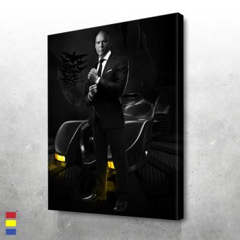 Father Bruce and the Influence of Michael Keaton's Batman on Modern Films Canvas Poster Print Wall Art Decor