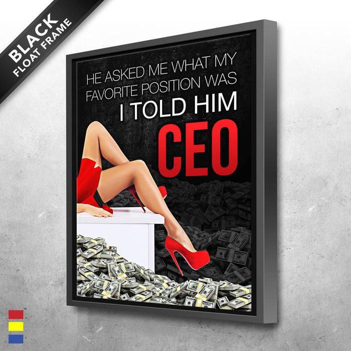 Favorite-Position-Light-CEO-and-the-Meaningful-Message-with-Dollars-Background-Canvas-Poster-Print-Wall-Art-Decor-1