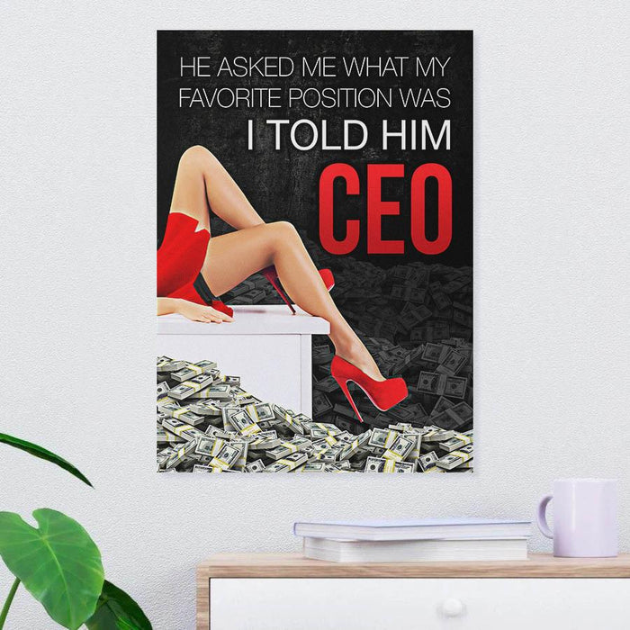 Favorite-Position-Light-CEO-and-the-Meaningful-Message-with-Dollars-Background-Canvas-Poster-Print-Wall-Art-Decor-3