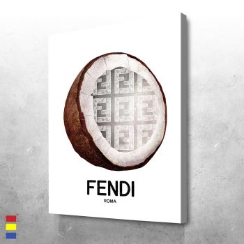Fendi Coco Fashion Branding Transforms Everyday Items Canvas Poster Print Wall Art Decor