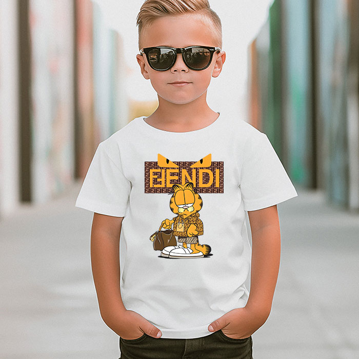 Fendi-Diabolic-Eyes-Garfield-Unisex-T-Shirt-TTB2542-4