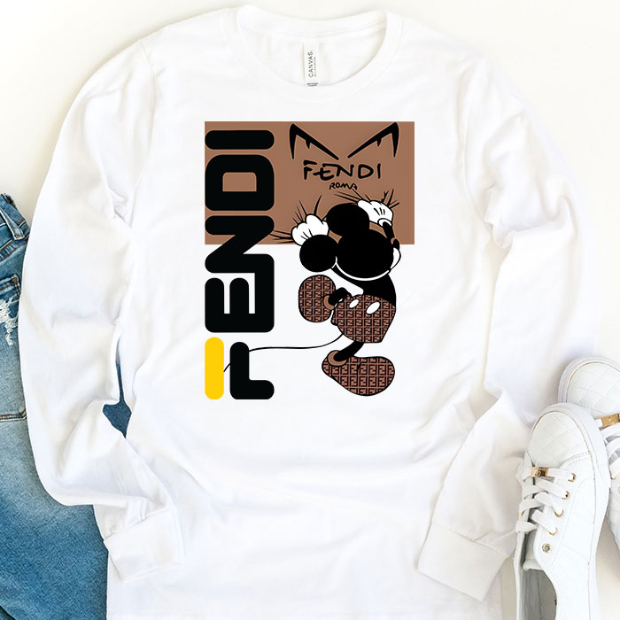 Fendi-Diabolic-Eyes-Mickey-Mouse-Unisex-Kid-Long-Sleeve-Tee-LTB2549-1