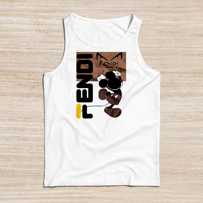 Fendi-Diabolic-Eyes-Mickey-Mouse-Unisex-Tank-Top-TTTB2549 Fendi Diabolic Eyes Mickey Mouse Unisex Tank Top TTTB2549