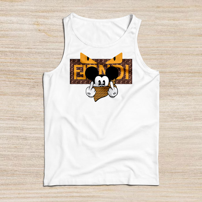 Fendi-Diabolic-Eyes-Mickey-Mouse-Unisex-Tank-Top-TTTB2553 Fendi Diabolic Eyes Mickey Mouse Unisex Tank Top TTTB2553