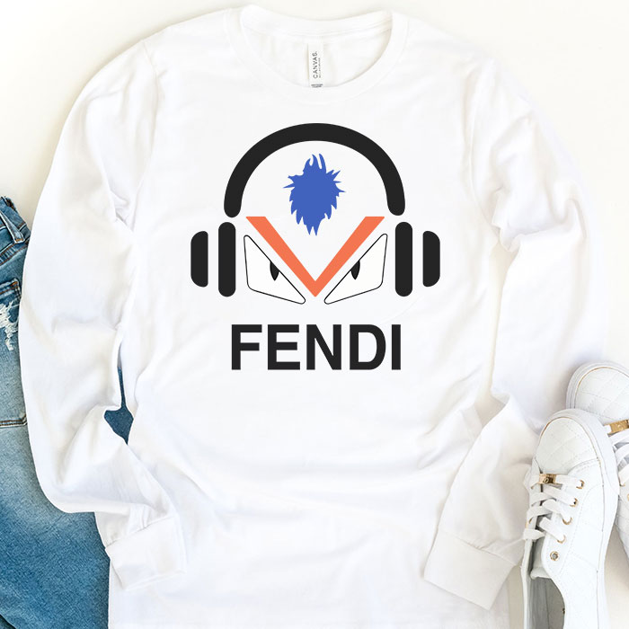 Fendi-Dj-Monster-Unisex-Kid-Long-Sleeve-Tee-LTB2552-1