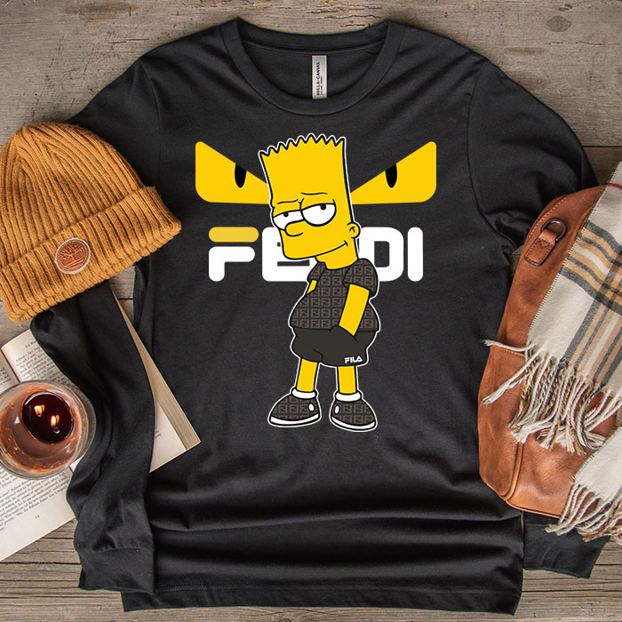 Fendi-Fila-Diabolic-Eyes-Simsom-Unisex-Kid-Long-Sleeve-Tee-LTB2550-1