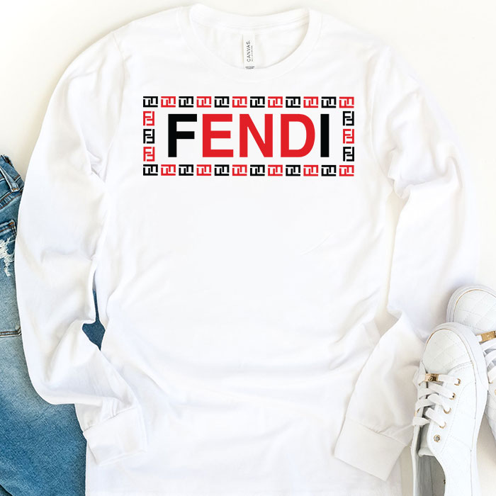 Fendi-Logo-Unisex-Kid-Long-Sleeve-Tee-LTB2572-1