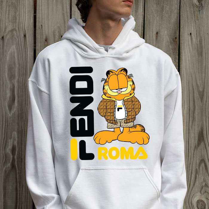 Fendi-Roma-Garfield-Unisex-Pullover-Hoodie-HTB2543-2
