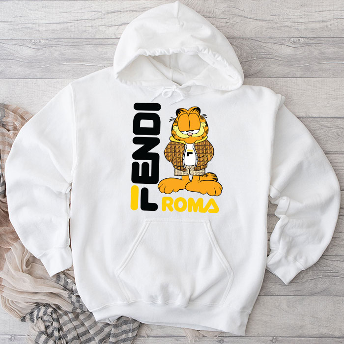 Fendi-Roma-Garfield-Unisex-Pullover-Hoodie-HTB2543 Fendi Roma Garfield Unisex Pullover Hoodie HTB2543