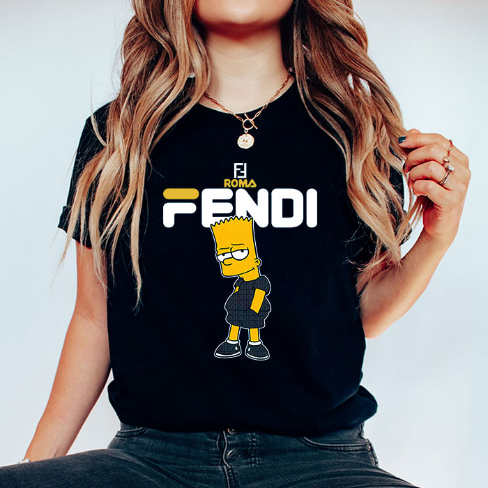 Fendi-Roma-Simson-Unisex-T-Shirt-TTB2546-1