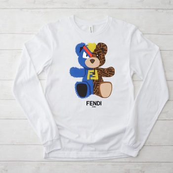 Fendi Roma Teddy Bear Unisex & Kid Long Sleeve Tee LTB2541