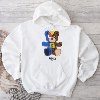 Fendi Roma Teddy Bear Unisex Pullover Hoodie HTB2541
