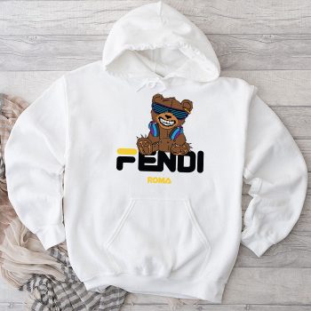 Fendi Roma Teddy Bear Unisex Pullover Hoodie HTB2547