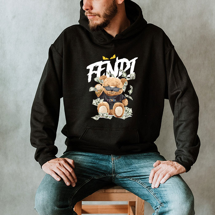 Fendi-Roma-Teddy-Bear-Unisex-Pullover-Hoodie-HTB2551-2
