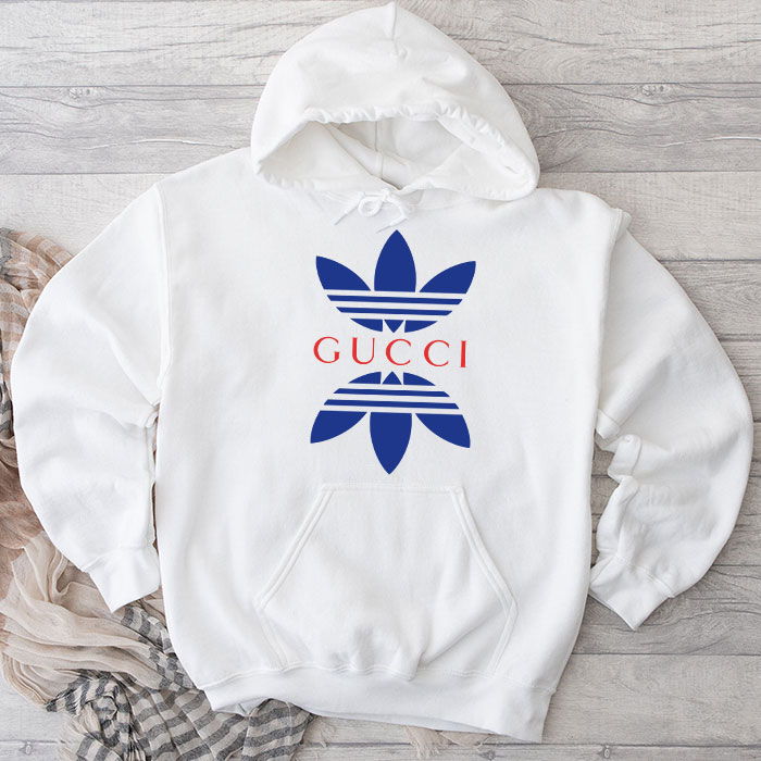 Gucci-Adidas-Logo-Unisex-Pullover-Hoodie-NTB2263 Gucci Adidas Logo Unisex Pullover Hoodie NTB2263