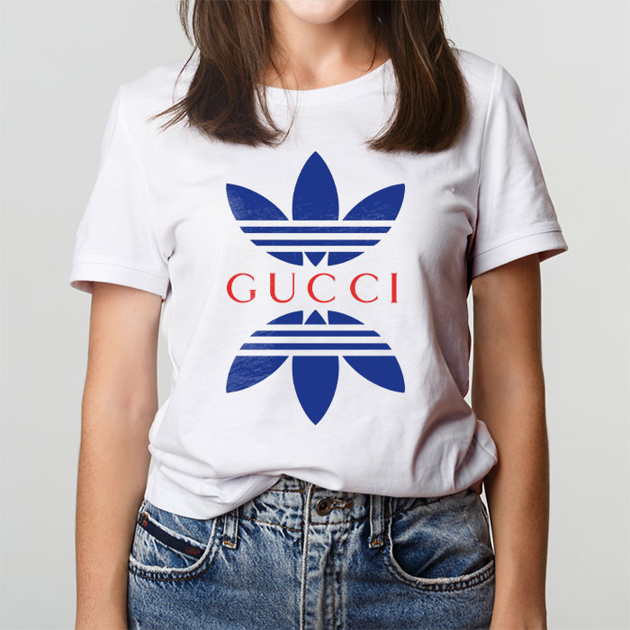 Gucci-Adidas-Logo-Unisex-T-Shirt-NTB2637-1