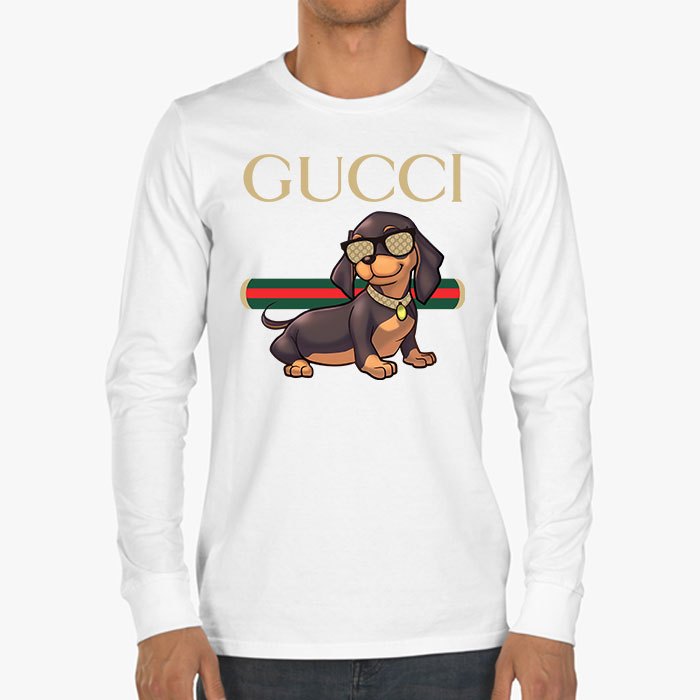 Gucci-Dachshund-Unisex-Kid-Long-Sleeve-Tee-TBL059-2