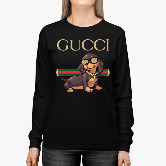 Gucci-Dachshund-Unisex-Kid-Long-Sleeve-Tee-TBL059-3
