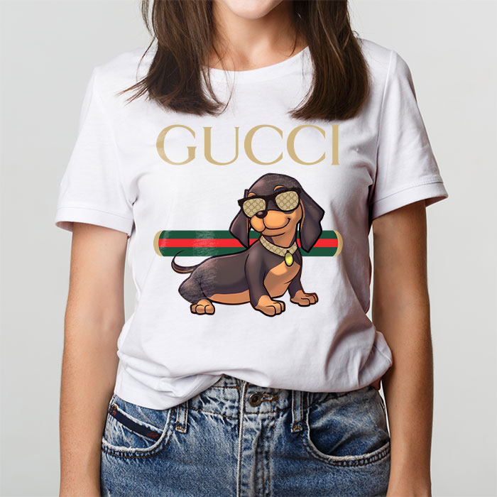Gucci-Dachshund-Unisex-T-Shirt-CB488-3