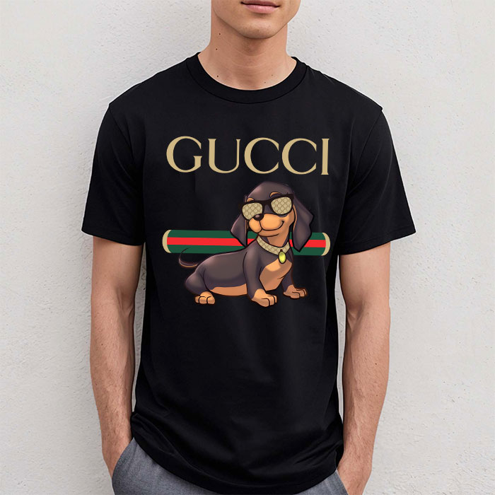 Gucci-Dachshund-Unisex-T-Shirt-CB488-4