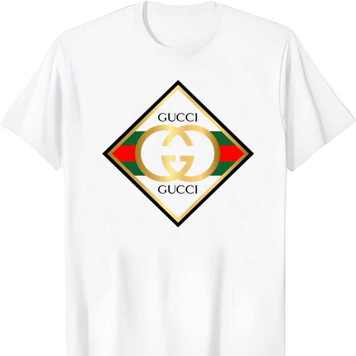 Gucci-Gold-Logo-Unisex-T-Shirt-NTB2631 Gucci Gold Logo Unisex T-Shirt NTB2631