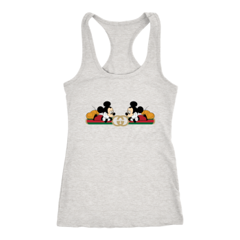 Gucci Logo Mickey Mouse  Women Racerback Tank Top