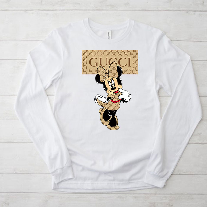 Gucci-Mickey-Mouse-Unisex-Kid-Long-Sleeve-Tee-TBL030 Gucci Mickey Mouse Unisex & Kid Long Sleeve Tee TBL030