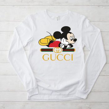 Gucci Mickey Mouse Unisex & Kid Long Sleeve Tee TBL031