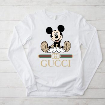 Gucci Mickey Mouse Unisex & Kid Long Sleeve Tee TBL034