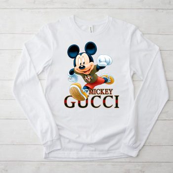 Gucci Mickey Mouse Unisex & Kid Long Sleeve Tee TBL038