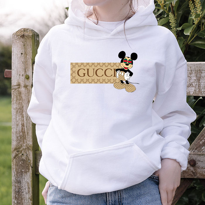 Gucci-Mickey-Mouse-Unisex-Pullover-Hoodie-TB226-1