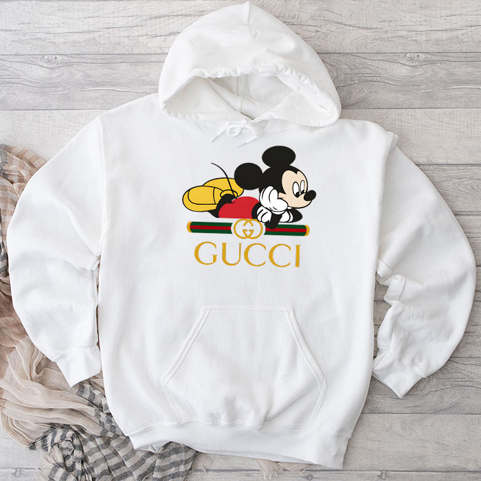 Gucci-Mickey-Mouse-Unisex-Pullover-Hoodie-TB228 Gucci Mickey Mouse Unisex Pullover Hoodie TB228