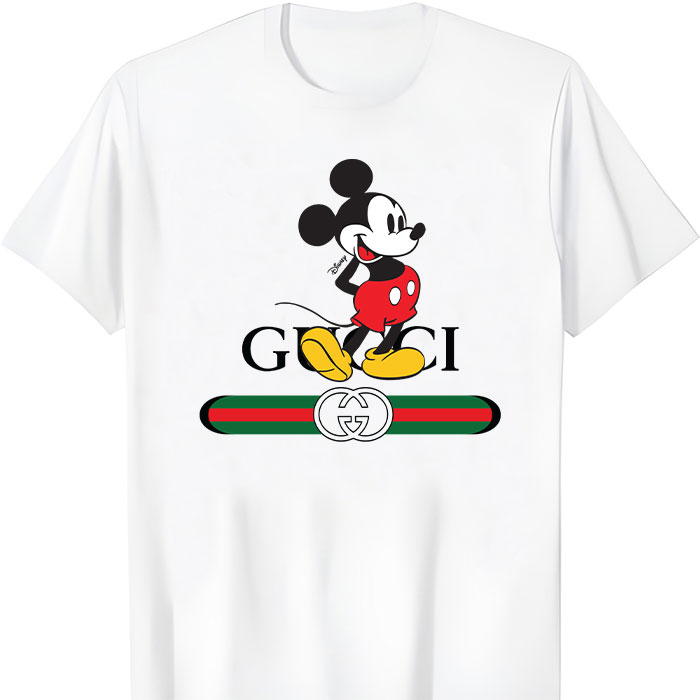 Gucci-Mickey-Mouse-Unisex-T-Shirt-CB461 Gucci Mickey Mouse Unisex T-Shirt CB461