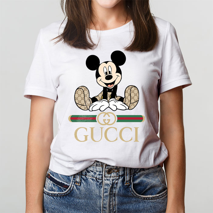 Gucci-Mickey-Mouse-Unisex-T-Shirt-CB463-1