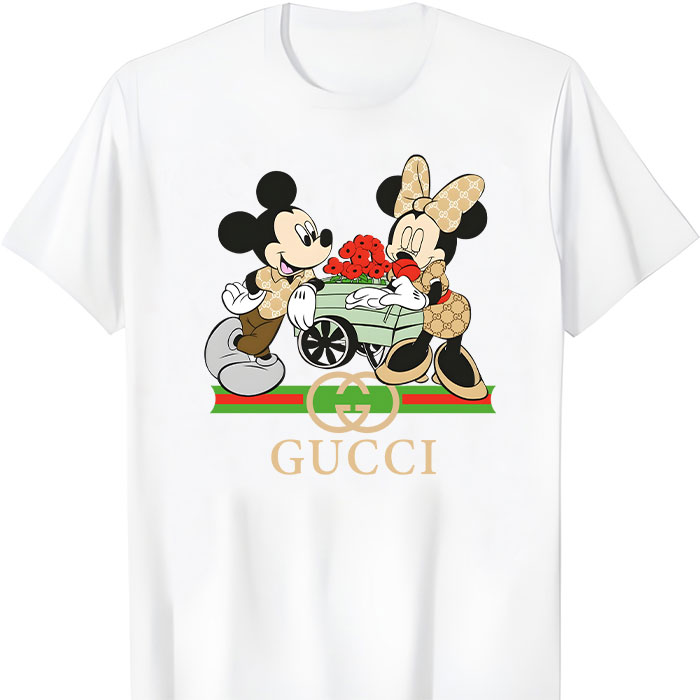 Gucci-Mickey-Mouse-Unisex-T-Shirt-CB471 Gucci Mickey Mouse Unisex T-Shirt CB471