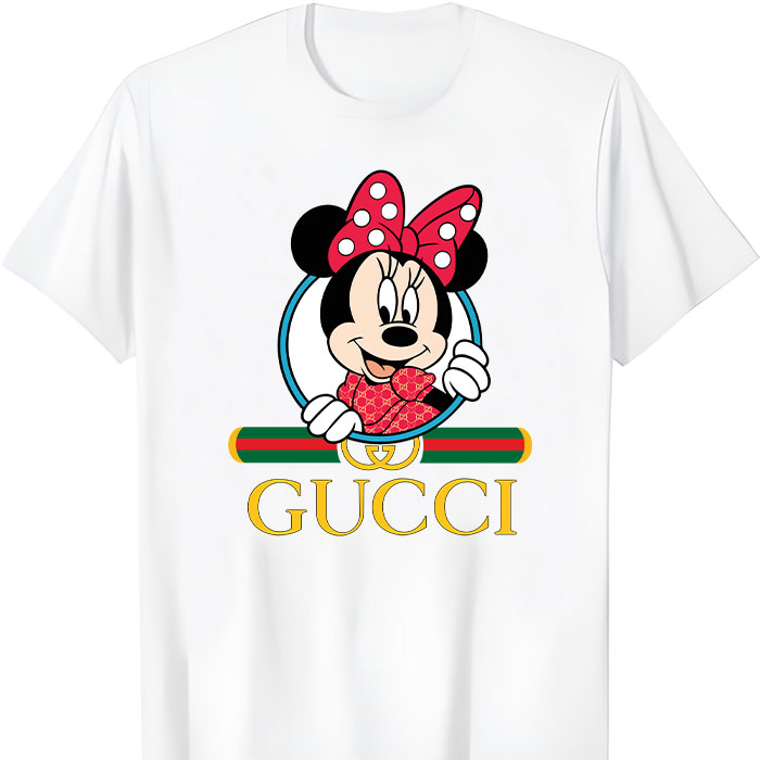 Gucci-Minnie-Mouse-Unisex-T-Shirt-NTB2611 Gucci Minnie Mouse Unisex T-Shirt NTB2611