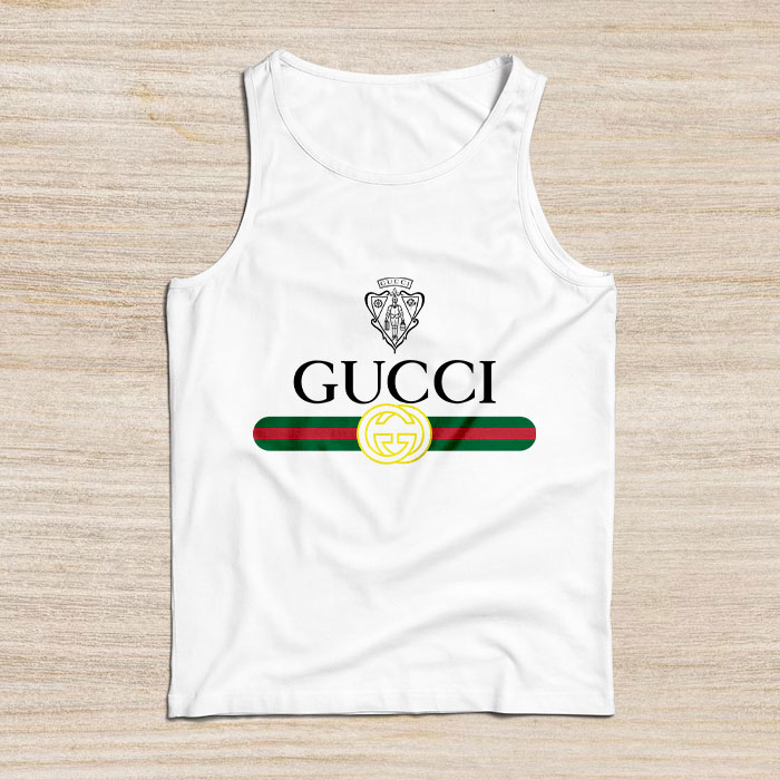 Gucci-Museo-Logo-Unisex-Tank-Top-TB064 Gucci Museo Logo Unisex Tank Top TB064